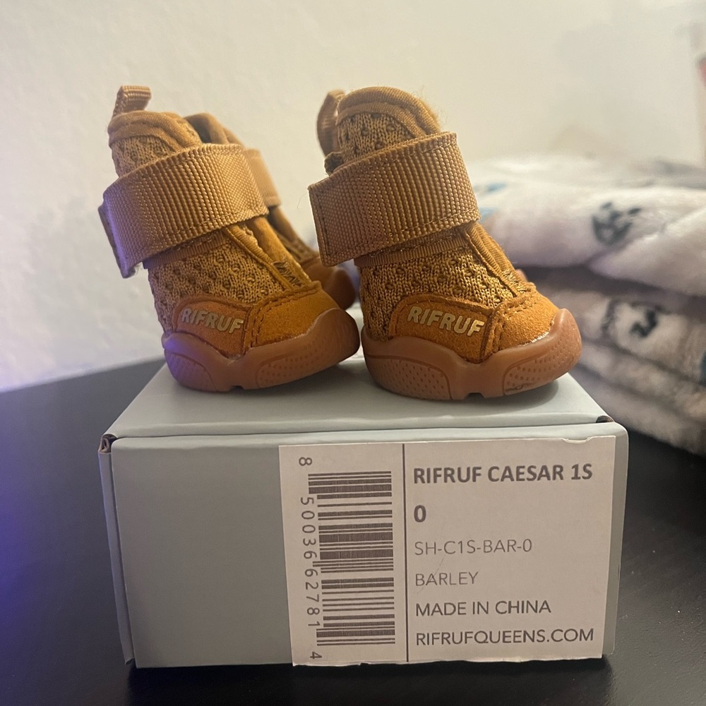 RIFRUF Dog Shoes Caesar 1S in Barley Size 0